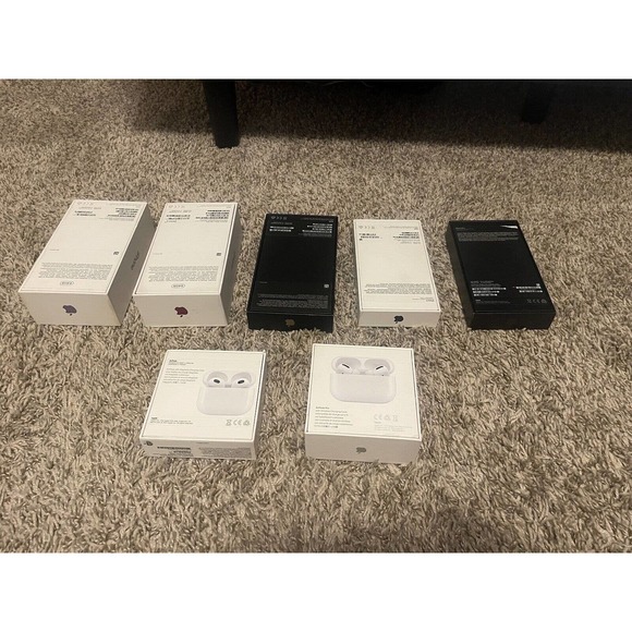 5 Iphone And 3 AirPod Boxxes (one i have not updated on the pictures yet) - Picture 3 of 6